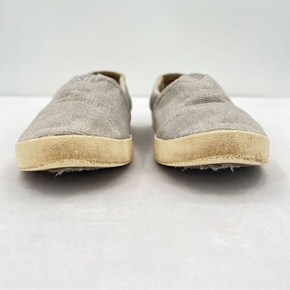 Toms Avalon Drizzle Grey Canvas Slip On Loafer Sneakers Women’s Size 7.5 - Picture 3 of 10